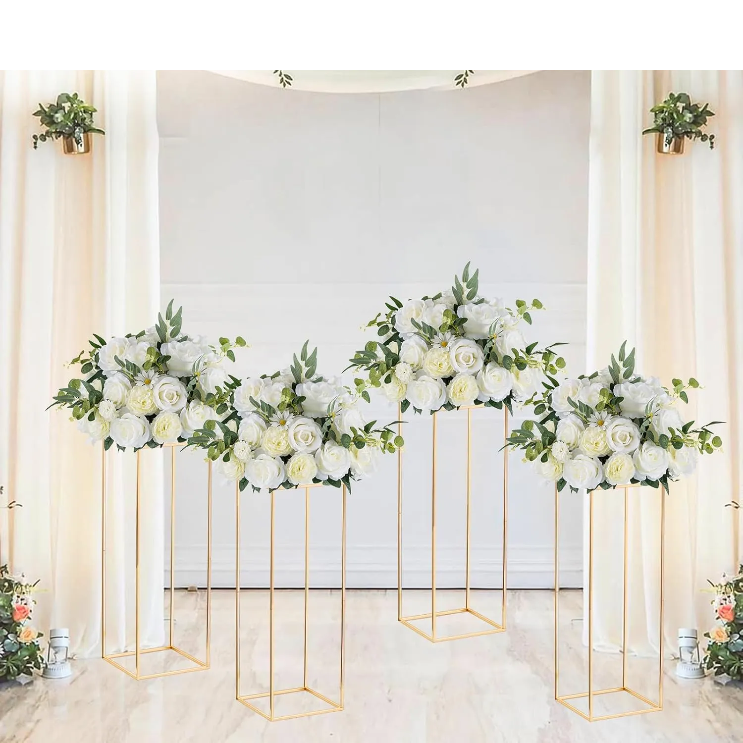 Gold Geometric Stand Hire