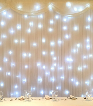 Starlight backdrop hire