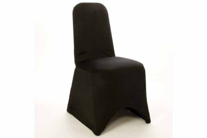 Black chair covers for hire