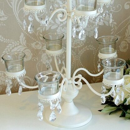 Vintage Cream Tea Light Candelabra Hire