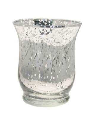 Silver Hurricane Vase