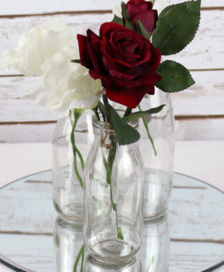 Vintage Milk Bottle Centrepiece