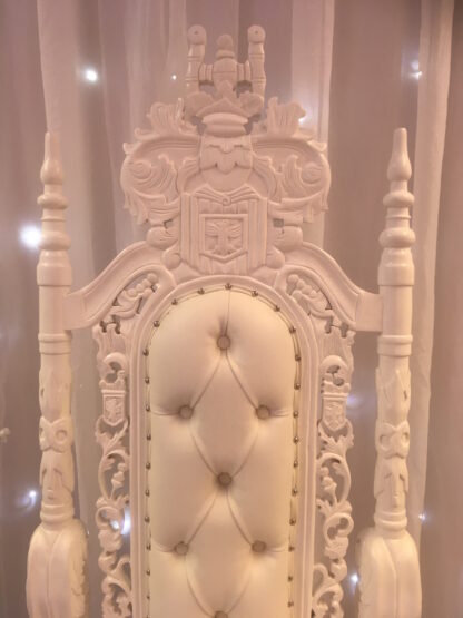 White Wedding Thrones Hire