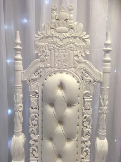 White Wedding Thrones Hire