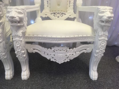 White Wedding Thrones Hire