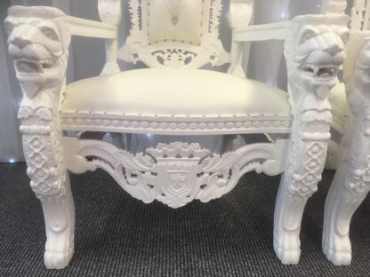 White Wedding Thrones Hire