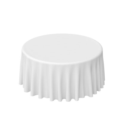 Round Tablecloth Hire - Drop to Floor