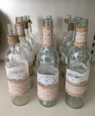 Rustic Wine Bottles For Hire