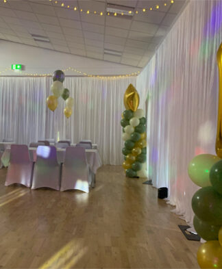 pipe and drape hire