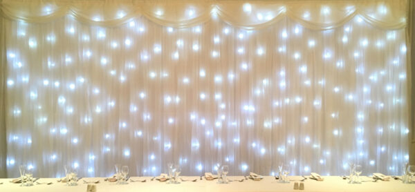 Starlight backdrop hire