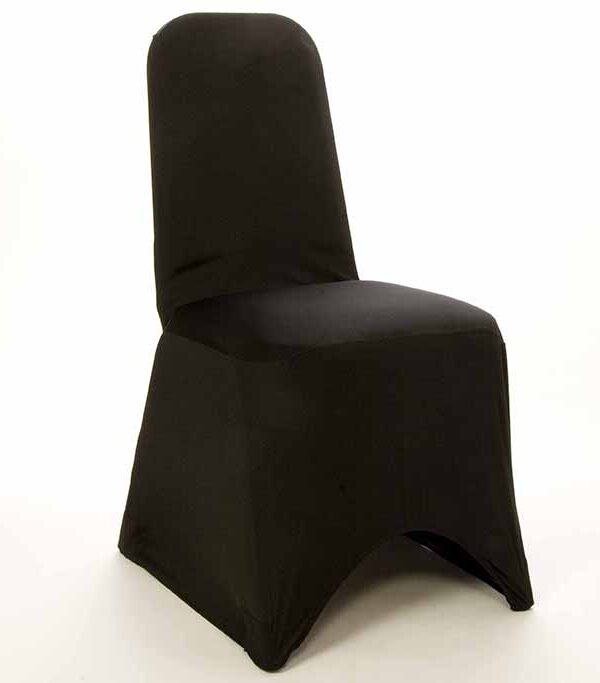 Black chair covers for hire