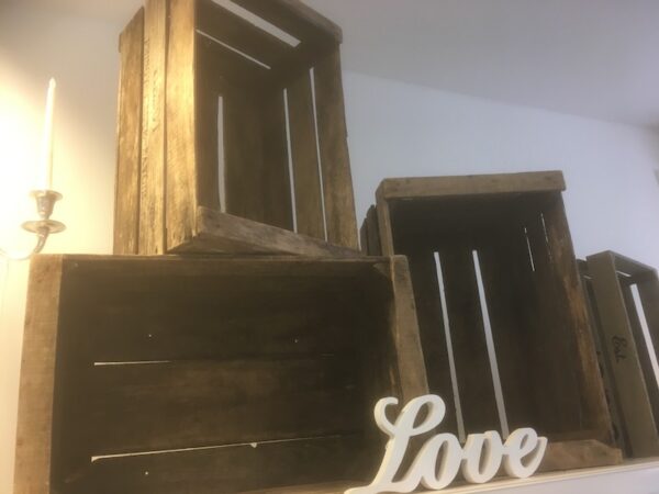 Rustic Wedding Crates For Hire