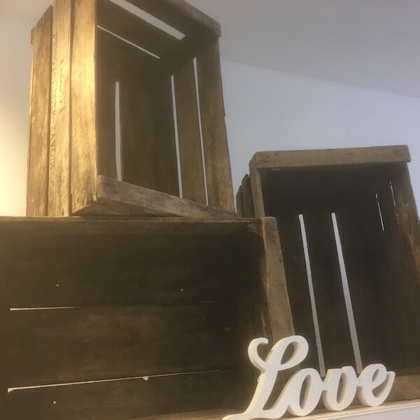 Rustic Wedding Crates For Hire