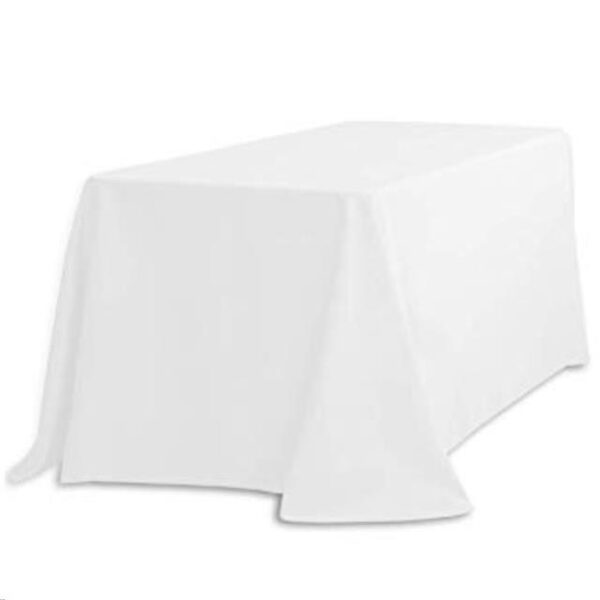 Rectangle Tablecloth Hire - Drop to Floor