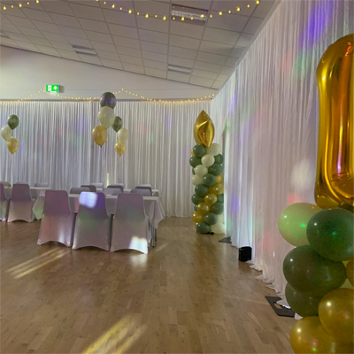 pipe and drape hire